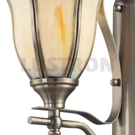 Бра N-Light 662 662-01-51 antique brass + tiffany