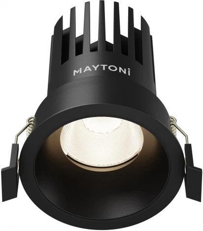 Встраиваемый светильник Maytoni Dip DL117-15W-4K-B (LED, 220V, круглые)