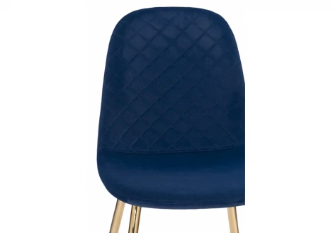 Обеденный стул на металлокаркасе Woodville Dabl dark blue 11923