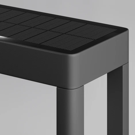 Наземный уличный светильник на солнечной батарее Maytoni Pir OSL456FL-L2GF3K (LED, датчик движения, IP54)