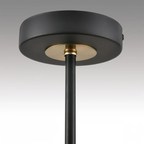 Потолочная люстра на штанге Lumion Vivana 8153/6C черный/медный, металл Е27 6*60W 220V