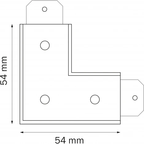Соединитель PRO L-образный Lightstar Teta 505126