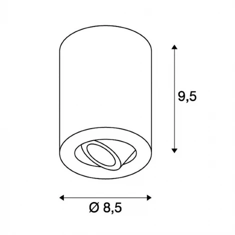 Накладной точечный светильник Slv Triledo 113931