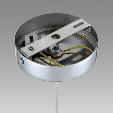 Подвесной светильник Lumion Isha 8102/1A хром/прозрачный металл/металл Е14 1*40W 220V (на проводе, круглые)