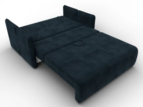 Диван прямой Лига-117 (ЛДСП,Брус,Фанера,Велюр/Графит) Лига Диванов 137018