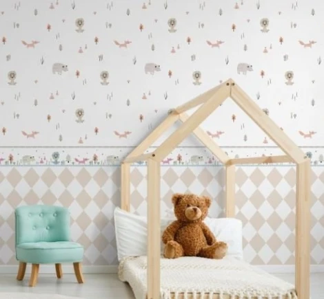 Обои бумажные ICH Oh LaLa 3350-3 10,05 x 0,53 м