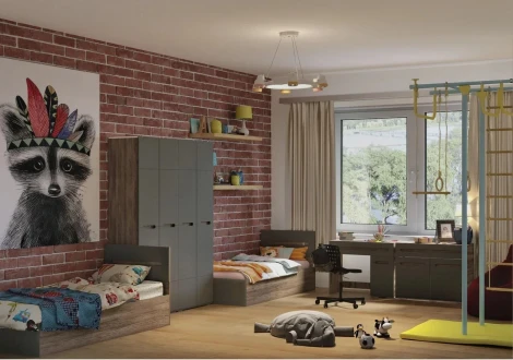 Шкаф БТС Наоми ШК-20, графит