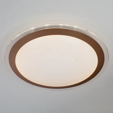 Потолочный светильник Eurosvet Fusion 40003/1 LED матовое золото 42W