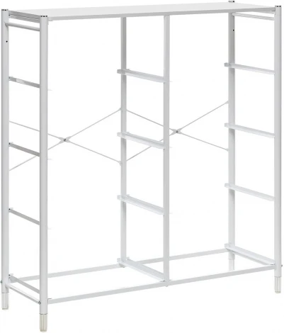 Комод Leset Нирита/Хайди, 8 ящиков, Белый (Сталь,Экокожа/Белый) арт.2500000209758