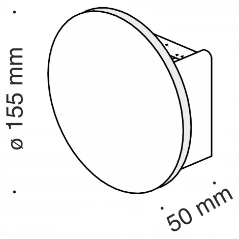 Настенный светильник (бра) Parma 3000К 6Вт IP 20 LED Maytoni Technical C123-WL-02-3W-W