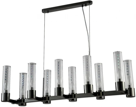 Подвесная люстра OTONO SP10 L980 BLACK CHROMIUM/TRANSPARENTE Crystal Lux (220V, на тросе)