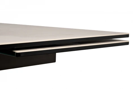 169DT-92055 Стол обеденный раскл.керам.столешница 160(40+40)*90*76см Garda Decor