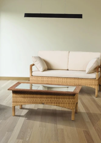 Подвесной линейный светодиодный светильник 206.30 Lucia Tucci Aero nero LED (220V, на тросе)