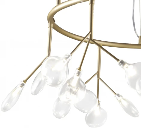 Подвесная люстра Natali Kovaltseva Grace ll GRACE 75125/18С GOLD SATIN