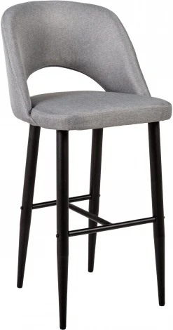 Стул барный R-Home Lars Грей/Черный