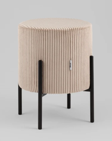 Пуф Stool Group Кейси велюр рельефный коралловый арт.УТ000040012