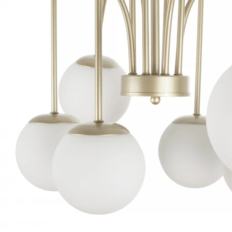 Потолочная люстра на штанге MyFar Cassia MR2351-8C (220V, шарики)