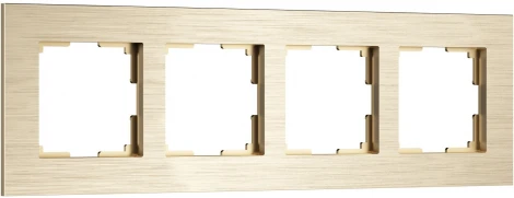 Рамка на 4 поста (шампань) Werkel W0043511 (a066336)