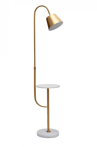 Торшер с мраморным столиком Garda Decor K2CPF-07258