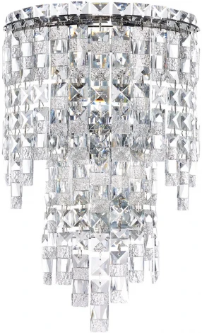 Бра Odeon Light Rolta 5074/3W хром/прозрачный/металл/хрусталь E14 3*40W