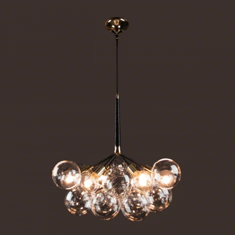 Подвесная люстра Loft IT Bunch 10048/6 Black (220V, на проводе, шарики)