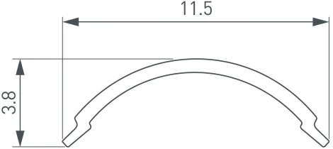 Экран SL-KANT-H10 ROUND OPAL (Arlight, Пластик) 049167