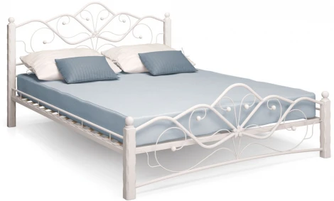 Кровать КМД 4-01 Венера 1 160х200, Белый, Форвард