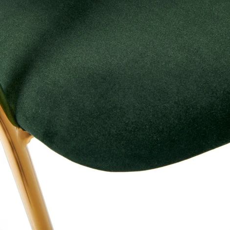 Стул полубарный Turin зеленый с золотыми ножками Bradex Home FR 0908