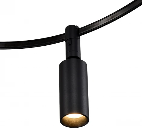 Трековый светильник однофазный 48V Lightstar DUE 207137 (LED, круглые)