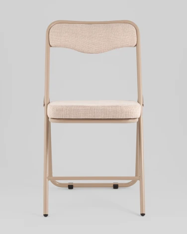 Стул складной Джонни рогожка бежевая каркас бежевый Stool Group арт.УТ000039510