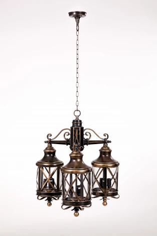 Уличный светильник подвесной Oasis Light LUCERNA 84870/3/02 Gb