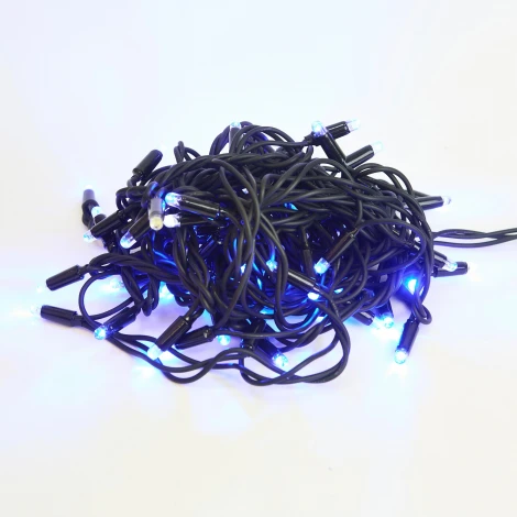 Гирлянда светодиодная с эффектом мерцания, 10м, соединяемая, 120 светодиодов, синий и белый свет Uniel ULD-S1000-120/TBK BLUE-WHITE IP67