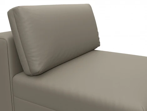 Модуль диван Лига-060 НПБ (ЛДСП,Брус,Фанера/Пластик/Экокожа/Бежевый) Лига Диванов 130072