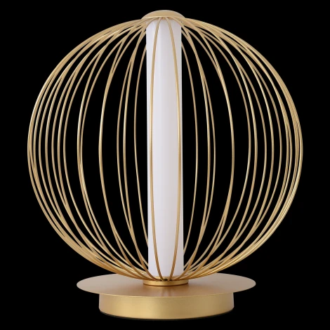 Настольная лампа Crystal Lux SYNC LG18W LED GOLD (220V, выключатель, шар)