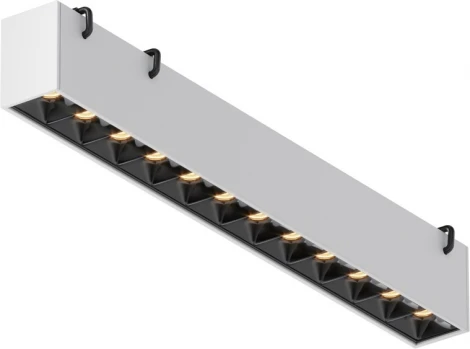 Трековый светильник ременной Downlight Maytoni Points Parity TR128B-12W3K-M-W 3000K 12Вт белый (48V)