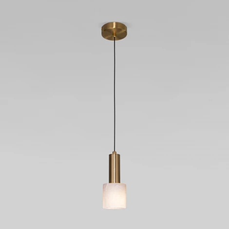 Подвесной светильник Eurosvet Marba 304055 алебастр/латунь