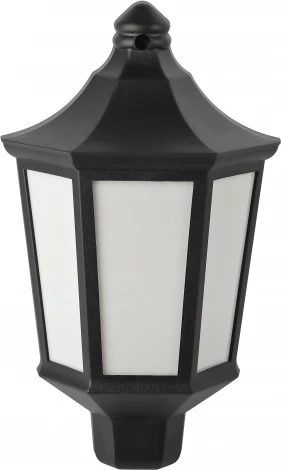 Настенный фонарь уличный ЭРА НБУ 06-60-003 У1 черный мат. (220V, IP44)