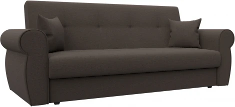 Диван-книжка Лига-019 (Коричневый/Рогожка) Лига Диванов арт.124989