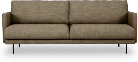 Диван Ricadi трехместный ОГОГО (арт.727534), (Ткань,Рогожка/Коричневый)