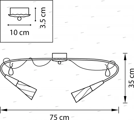 Потолочная люстра Lightstar Aereo 711061