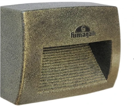 Подсветка для лестниц и ступеней накладная уличная Fumagalli Lorenza AS2.000.000.BXK1L (220V, IP55)