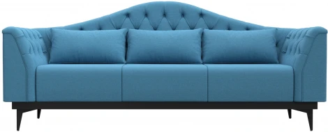 Диван кухонный прямой Флорида (Голубой/Рогожка) Лига Диванов арт.123212