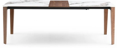 Стол ESF DT8843CW (180) белый мрамор керамика/Керамика,Металл,Дерево