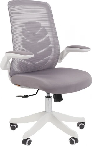 Компьютерное кресло CHAIRMAN CH565 (Пластик,Ткань,Сетка/Серый)