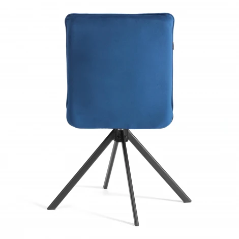 Стул обеденный Sweet Tetchair (Металл,Велюр/Синий) арт.24995
