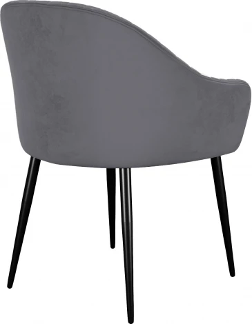 Стул DikLine 440 C56 серый, ножки черные арт.00-00072791