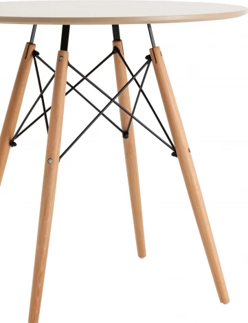 Стол Stool Group Eames DSW NEW D80 бежевый