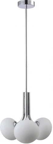 Потолочная люстра на штанге Crystal Lux Alicia SP3 CHROME/WHITE