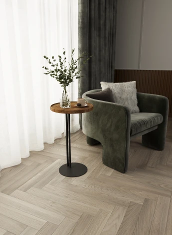 Придиванный стол Кальяри вяз браун/черный 4320091504