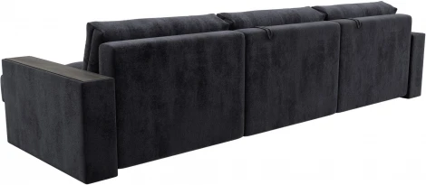 Диван угловой с декором Лига-049 НПБ Лонг Лига Диванов (Велюр) арт.128313